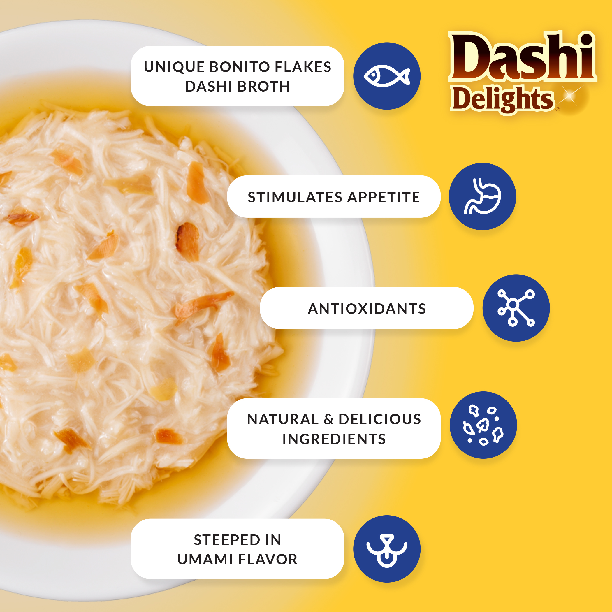 Churu Cat Dashi Delights Pollo con Copos de Bonito - Imagen 2