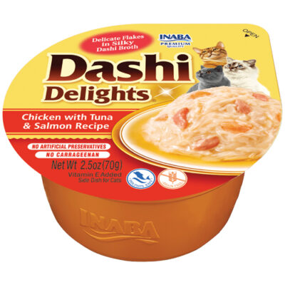 Churu Cat Dashi Delights Pollo con Atún y Salmón