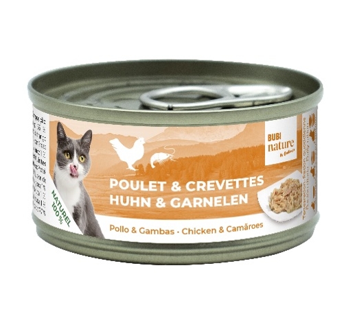 Comida Húmeda Bubi Nature Gato Pollo & Gambas