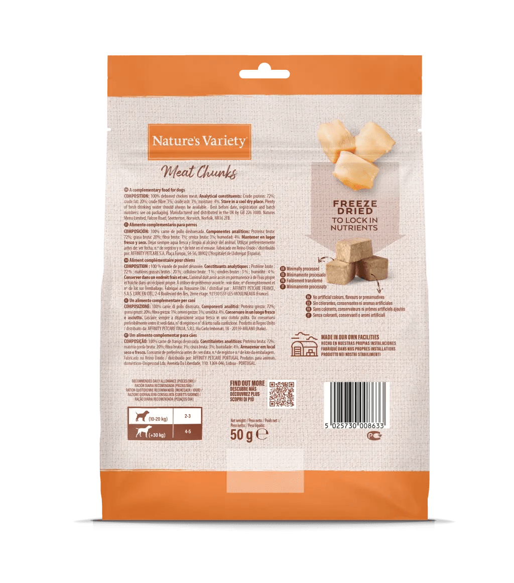 Meat Chunks Nature's Variety Pollo - Imagen 2