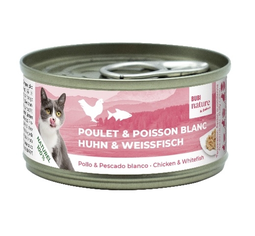 Comida Húmeda Bubi Nature Gato Pollo & Pescado Blanco