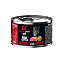 Comida Húmeda Alpha Spirit Cerdo con Manzana Amarilla