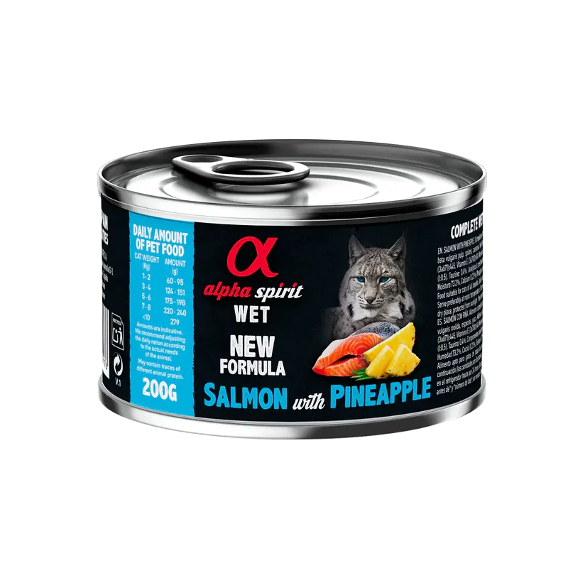 Comida Húmeda Alpha Spirit Salmón con Piña