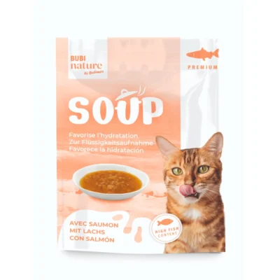Comida húmeda Bubi Nature Gato Sopa Salmón