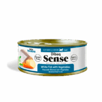 Comida húmeda Dibaq Sense Gato Esterilizado Pescado Blanco con Vegetales