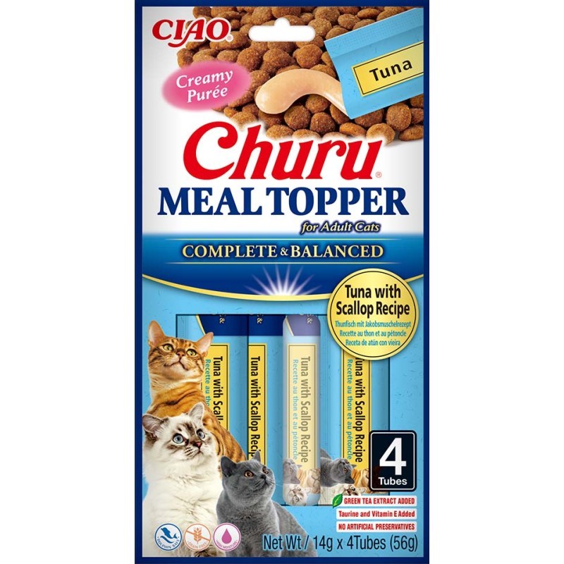 Churu Cat Meal Topper Atún con Vieira