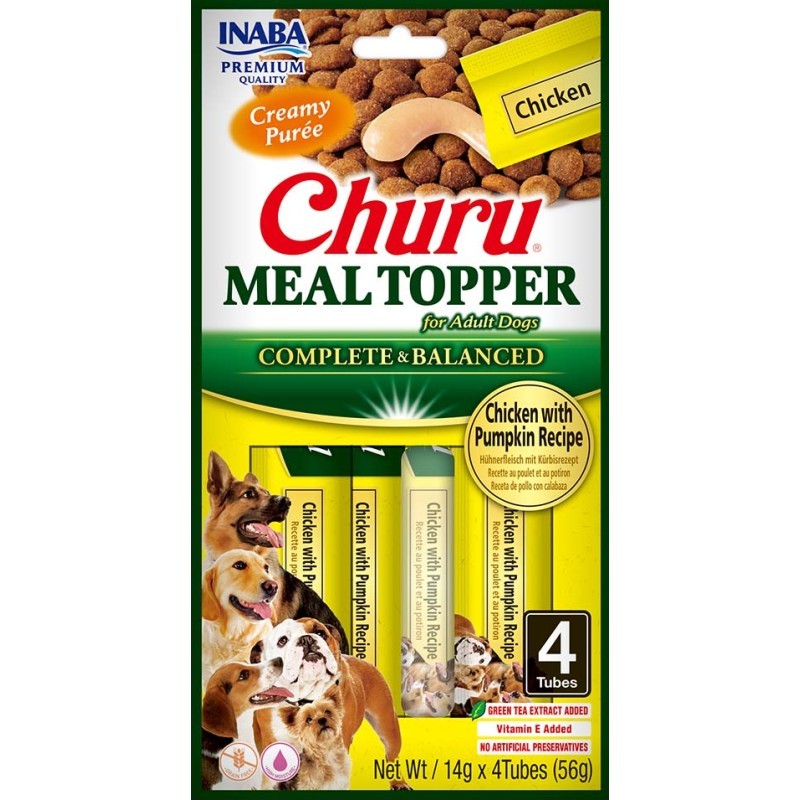 Churu Dog Meal Topper Pollo con Calabaza