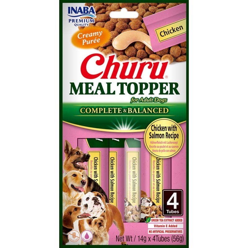 Churu Dog Meal Topper Pollo con Salmón