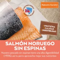 Pienso Nature's Variety Perro Adulto Mini No Grain Salmón - Imagen 2