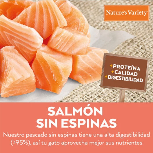 Pienso Nature's Variety Gato Adulto Esterilizado No Grain Salmón - Imagen 2