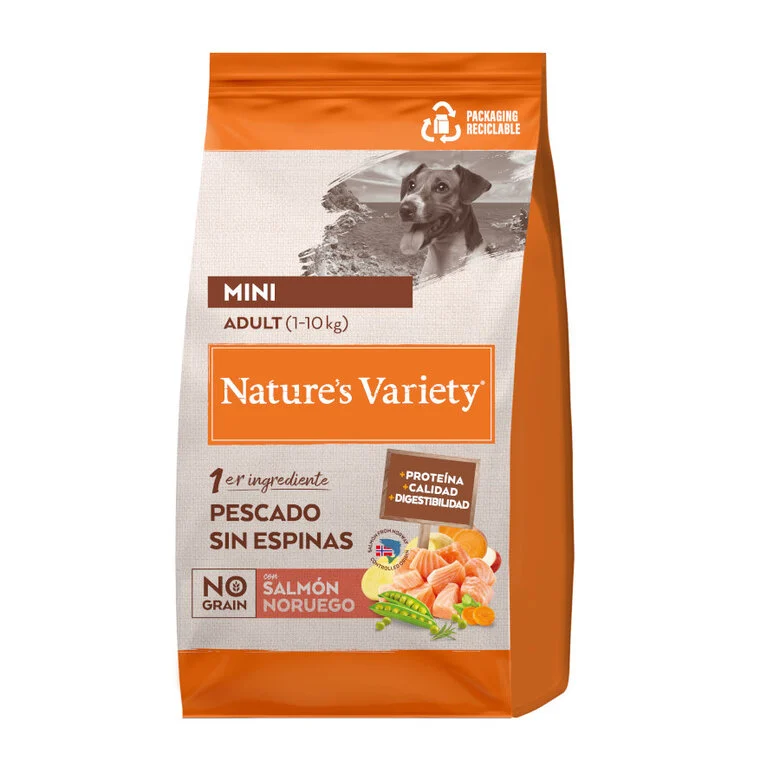 Pienso Nature's Variety Perro Adulto Mini No Grain Salmón