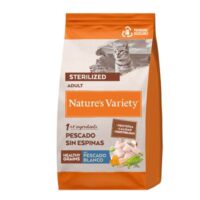Pienso Nature's Variety Gato Adulto Esterilizado Healthy Grains Pescado Blanco
