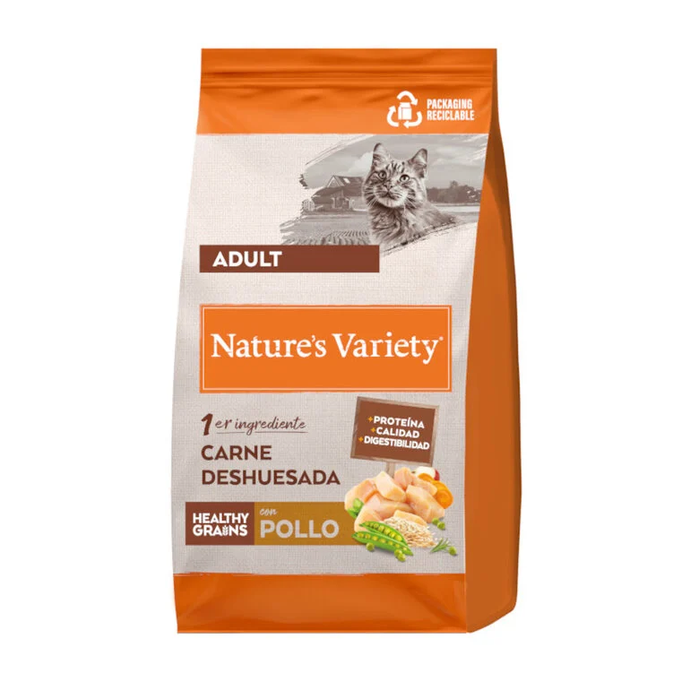 Pienso Nature's Variety Gato Adulto Healthy Grains Pollo