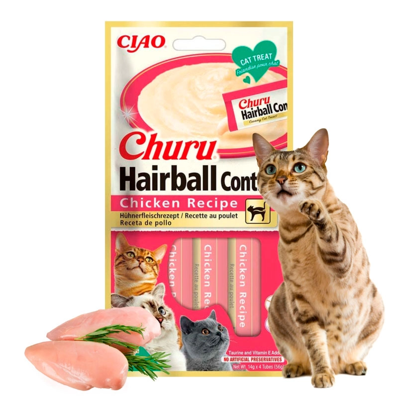 Churu Cat Hairball Pollo