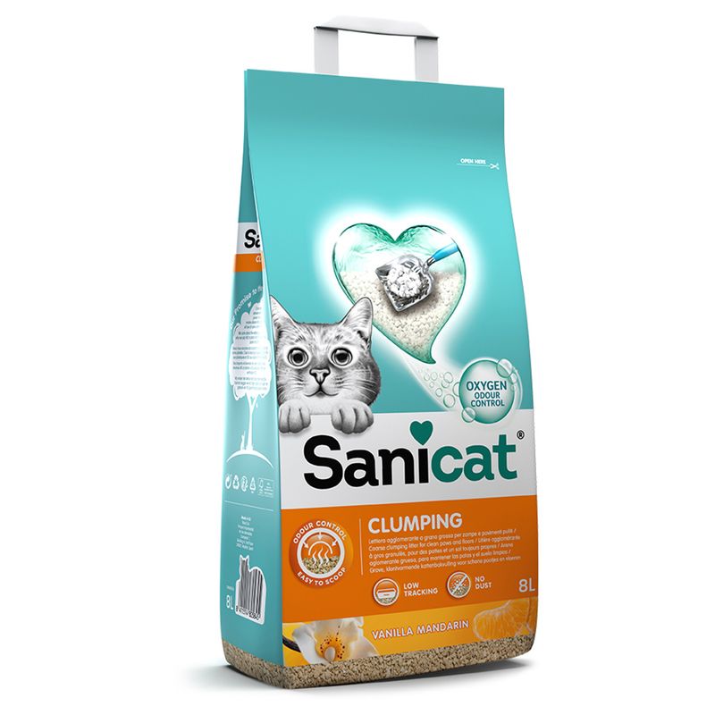 Arena Sanicat Aglomerante Vainilla & Mandarina