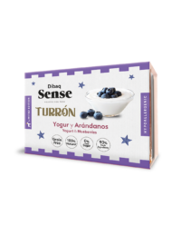 Turrón Sense Dibaq Yogur con Arándanos