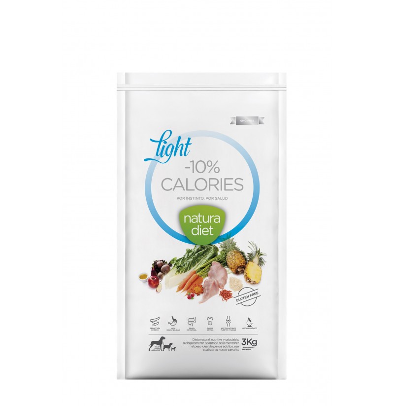 Pienso Natura Diet Perro Light -10% Calories