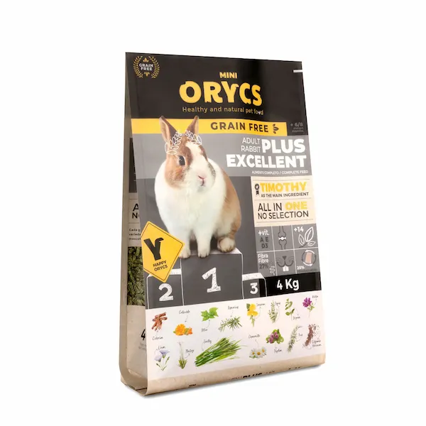 Pienso MiniOrycs Conejo Plus Excellence Grain Free - Imagen 3