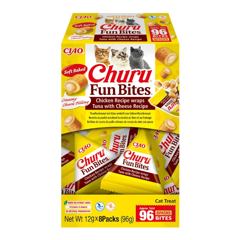 Churu Cat Fun Bites Pollo con Atún y Queso