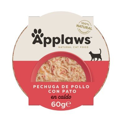 Comida húmeda Applaws Tarrina Pechuga Pollo con Pato