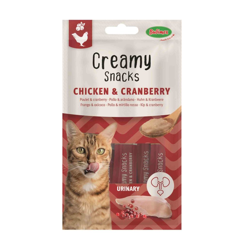 Creamy Snacks Gato Urinary Pollo & ArĂ¡ndanos