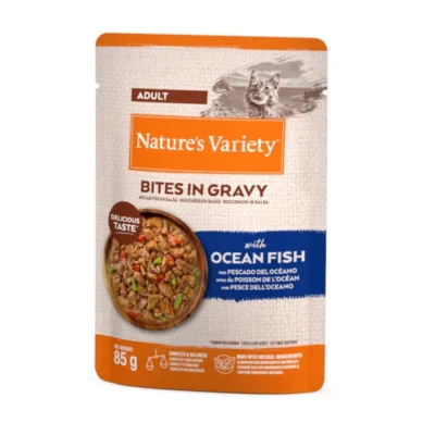 Bocaditos Nature's Variety Pescado Océano en Salsa
