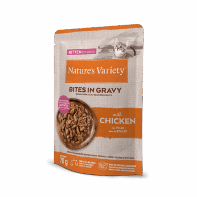 Bocaditos Nature's Variety Kitten Pollo en Salsa