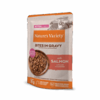 Bocaditos Nature's Variety Kitten Salmón en Salsa