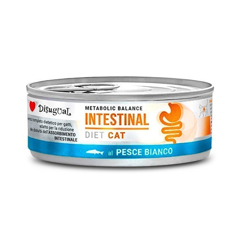 Comida húmeda Disugual Gato Intestinal Pescado Blanco