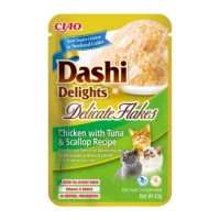 Churu Cat Dashi Delicate Flakes Pollo con Atún y Vieira