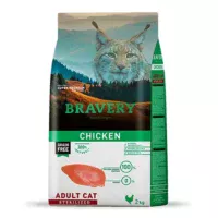 Pienso Bravery Gato Adulto Esterilizado Pollo