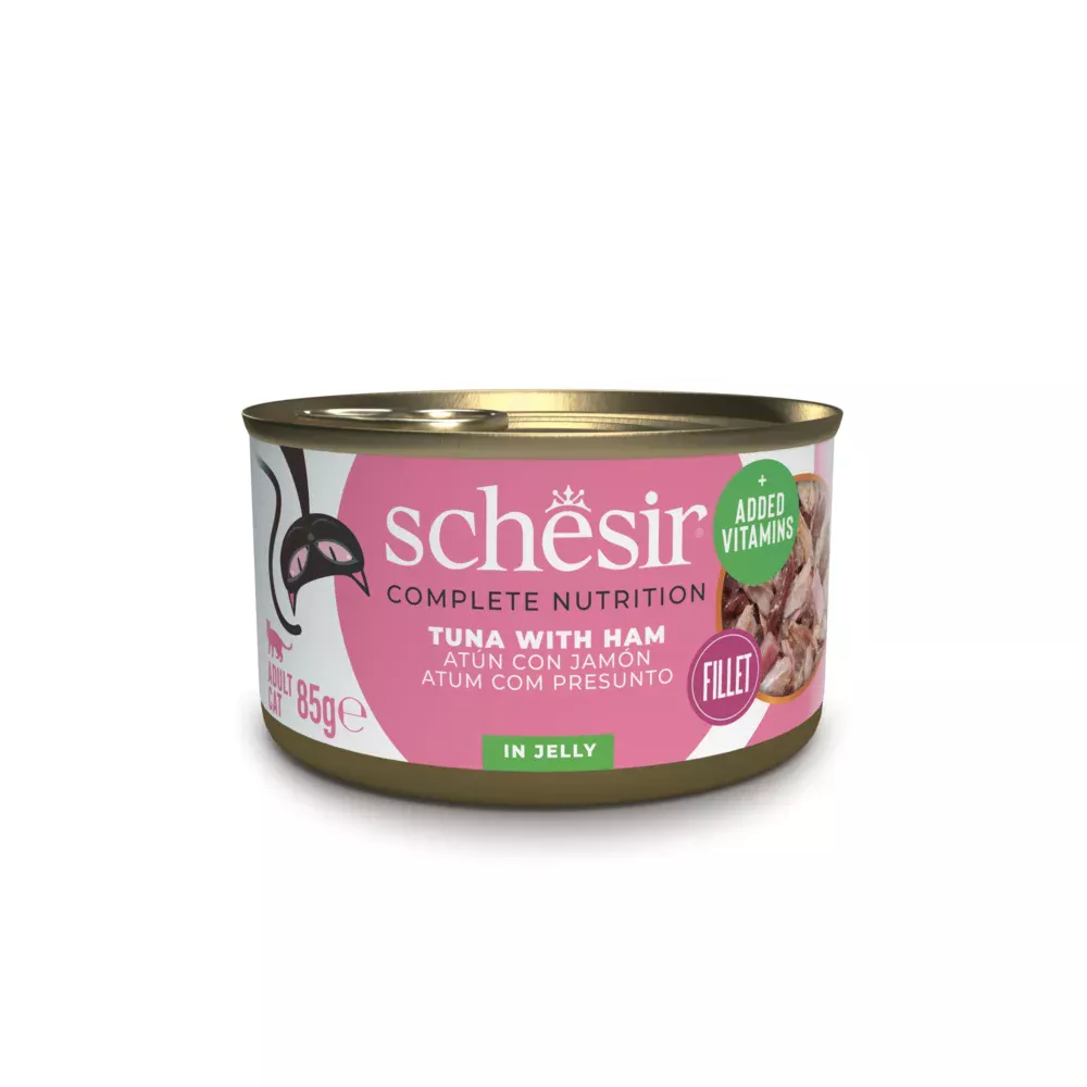 Comida húmeda Schesir Gato Atún con Jamón
