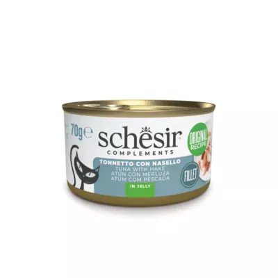 Comida húmeda Schesir Gato Atún Con Merluza