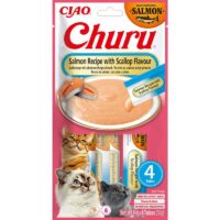 Churu Cat Salmón con Vieira
