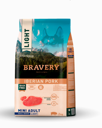 Pienso Bravery Perro Mini Light Cerdo Ibérico