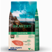 Pienso Bravery Perro Cachorro Mini Pollo