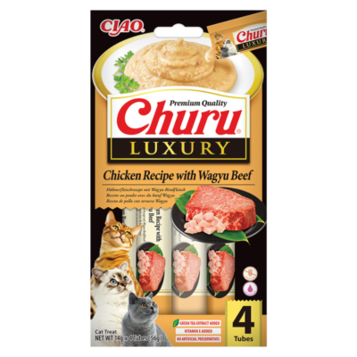 Churu Cat Luxury Pollo con Ternera Wagyu
