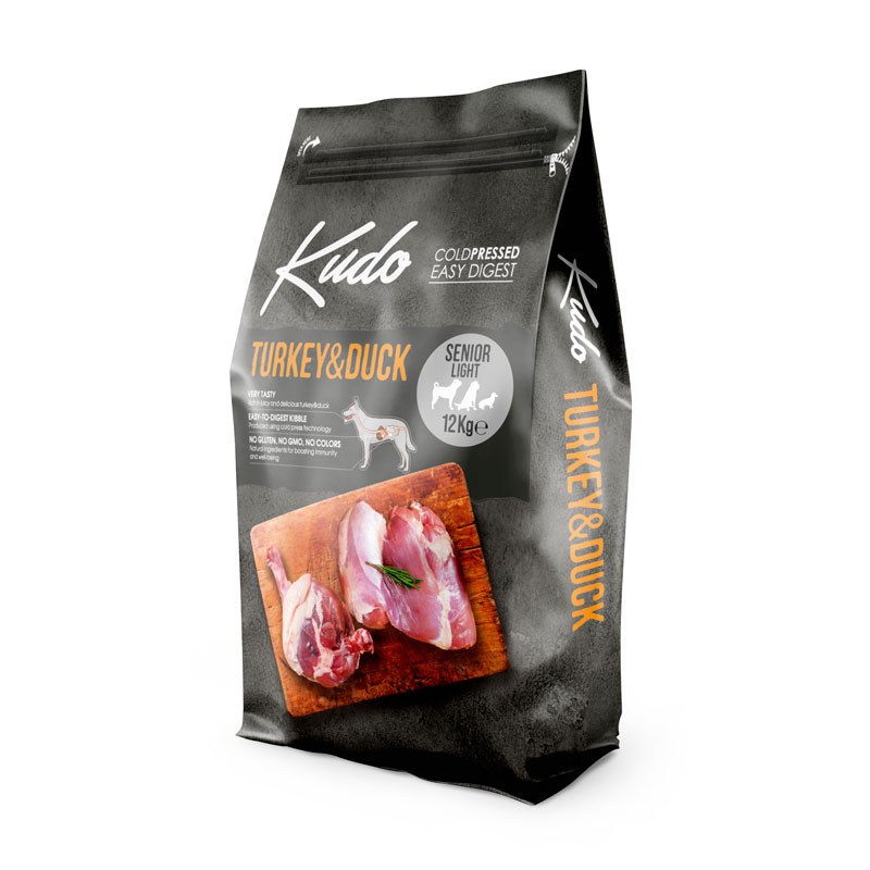 Pienso Kudo Senior/Light Pato&Pavo - Imagen 2