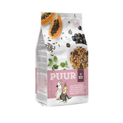 Alimento Puur Periquitos Grandes y Cacatúas x5