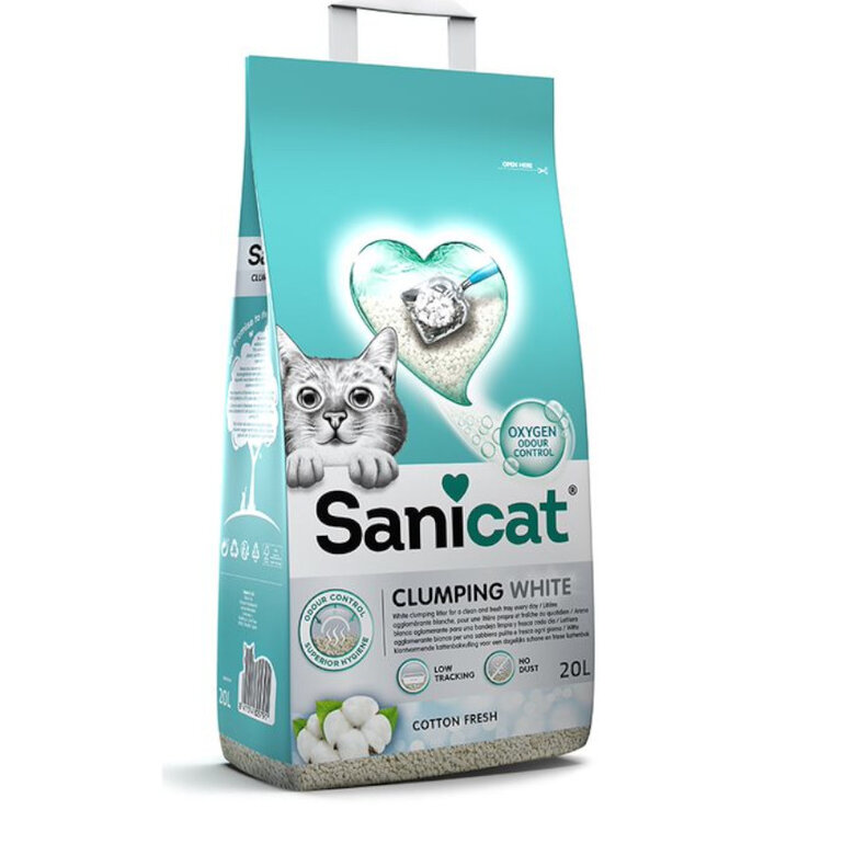 Arena Sanicat Aglomerante White Algodón Fresco - Imagen 2