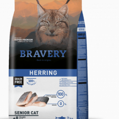 Pienso Bravery Gato Senior Arenque