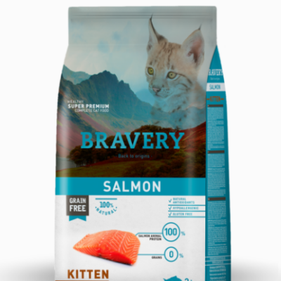 Pienso Bravery Kitten Salmón