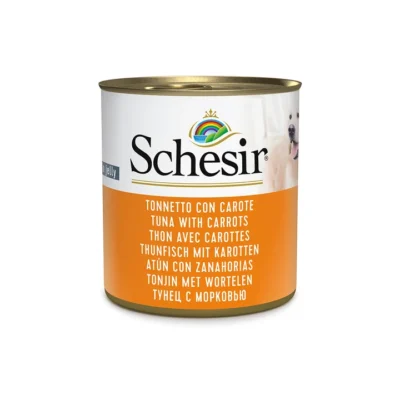 Comida húmeda Schesir Perro Atún con Zanahorias