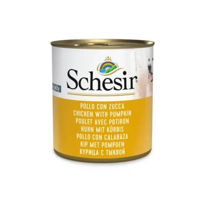Comida húmeda Schesir Perro Pollo con Calabaza