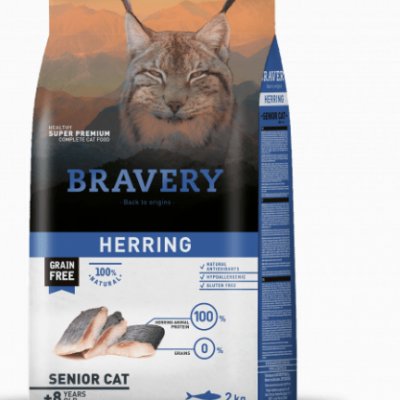 Pienso Bravery Gato Senior Arenque